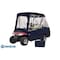 Eevelle Greenline 2-4 Passenger Drivable Golf Cart Enclosure - Navy GLEN24 - alternate 1